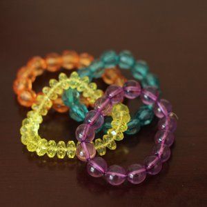 Colorful Stretch Beaded Women's Bracelets